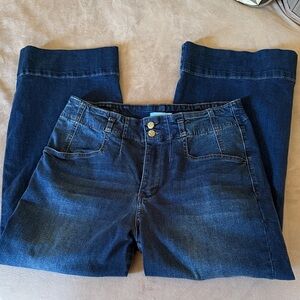 Draper James Dark Blue Wide Leg Jeans